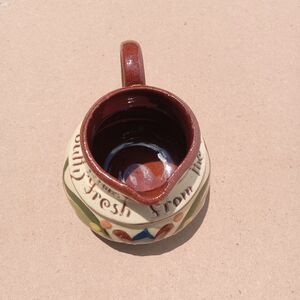 Vintage Torquay Creamer Jar "Plymouth Fresh from the Dairy"